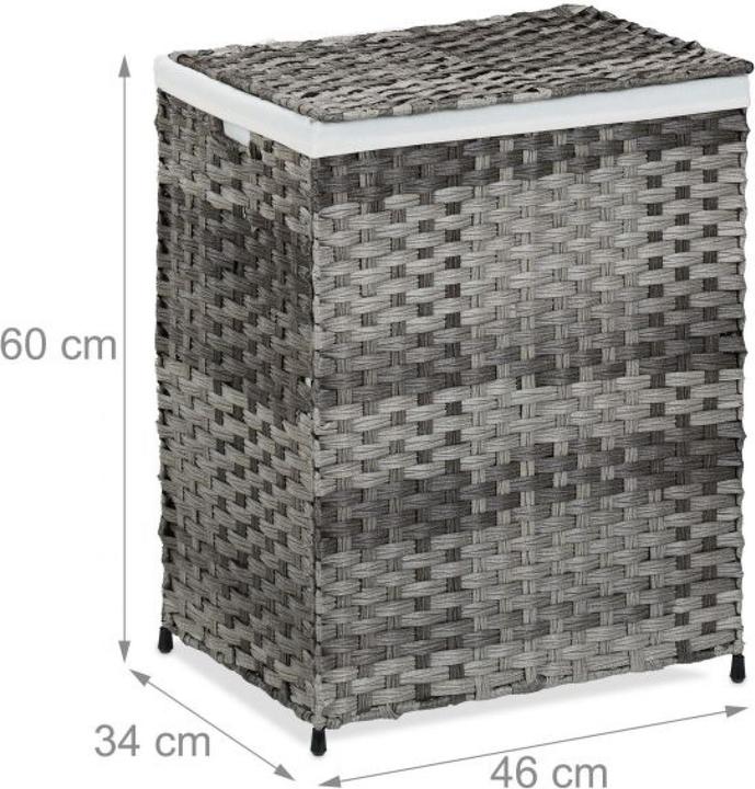 Actual product image Relaxdays Laundry basket (90 l)