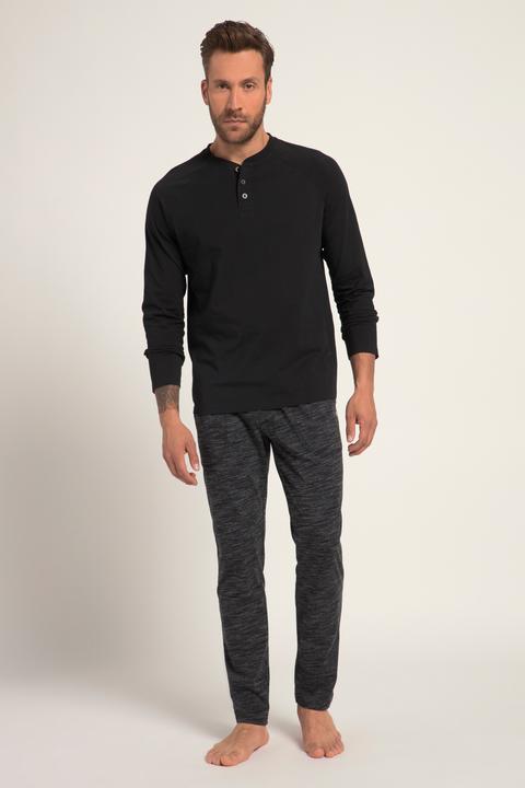 Produktbild JP1880 Schlafanzug, Homewear, OEKO-TEX, Zweiteiler, Langarmshirt, lange Hose (4XL)