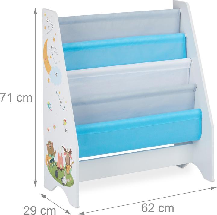 Produktbild Relaxdays Bücherregal (62 x 29 x 71 cm)