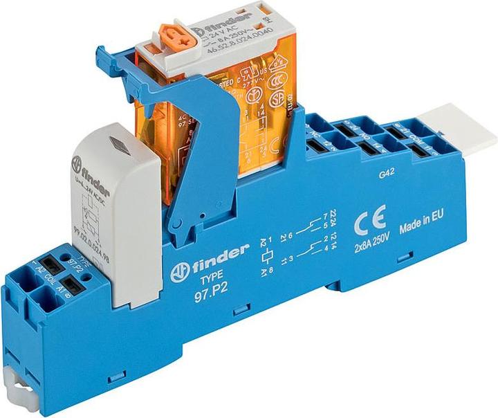 Produktbild Finder Relay interface module push-in terminals