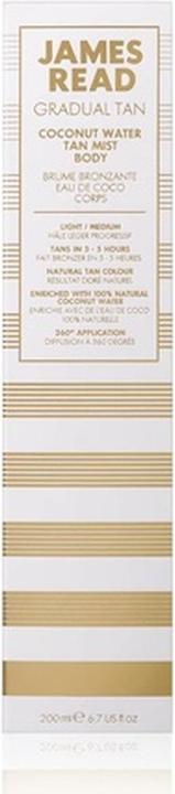 Produktbild James Read Gradual Tan Coconut Water Tan Mist (Selbstbräunungsspray, 200 ml)