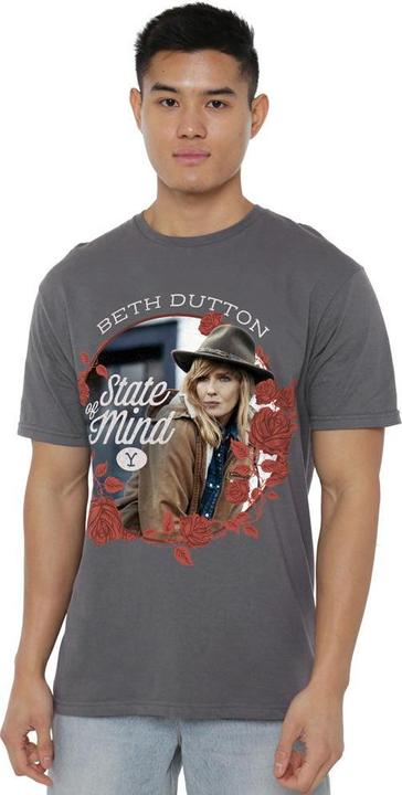 Actual product image Yellowstone Mens State Beth Dutton T-Shirt (M)