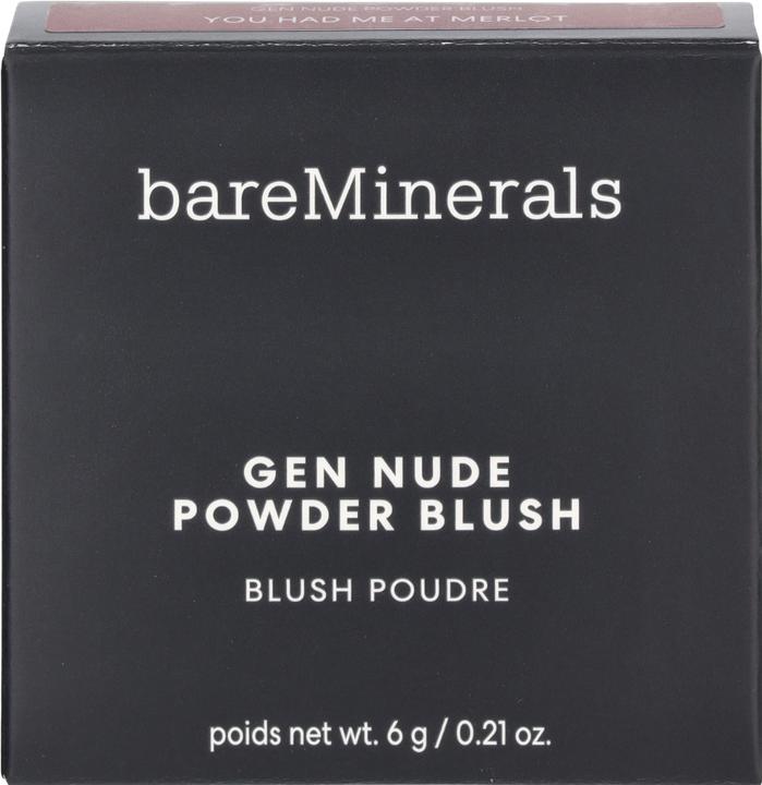 Actual product image Bare Minerals Bareminerals Gen Nude Powder Blush You Had Me At Merlot - 6g (You Had Me At Merlot)