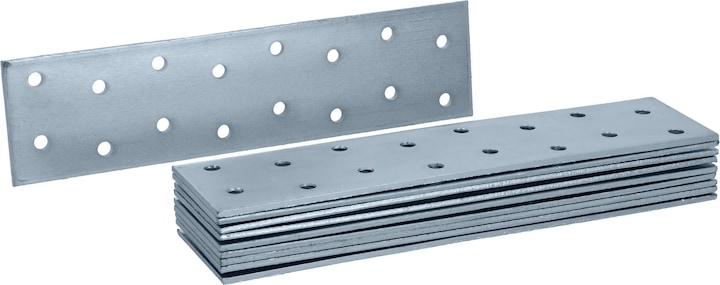 Actual product image Helpmate Lochplatte 40x160, verzinkt, 12 Stück (Flat connectors, 12 pcs.)
