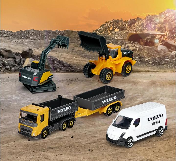 Actual product image Majorette Volvo construction playset