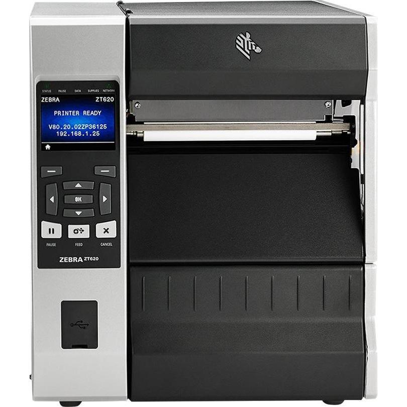 Thumbnail - Zebra ZT620 (300dpi), Disp., ZPL, ZPLII, USB, RS232, BT, Ethernet, WLAN (300 dpi), Etikettendrucker