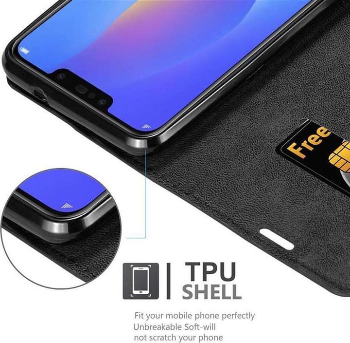 Actual product image Cadorabo Book Invisible Magnet Cover (Samsung Galaxy J4+)