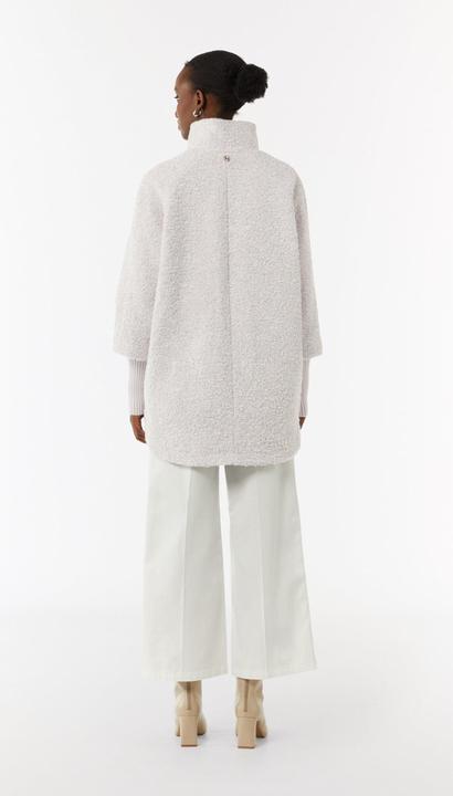 Produktbild Comma Bouclé-Mantel mit Strickdetails