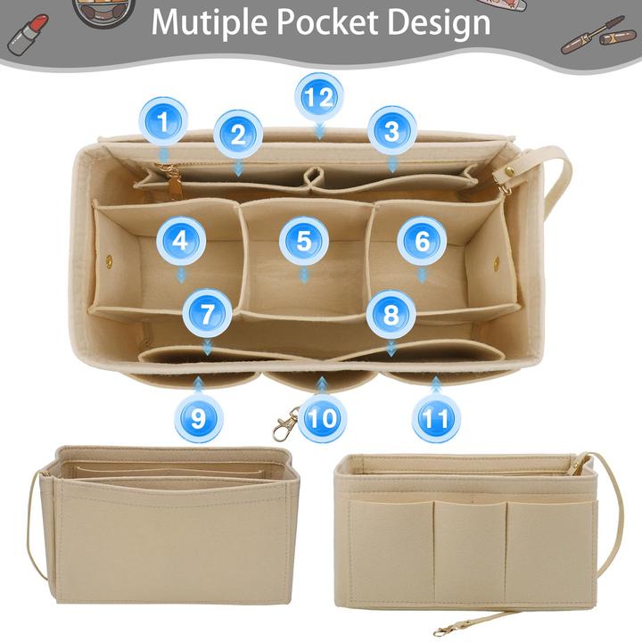 Produktbild Alopini Handtaschen-Organisator, Filz-Taschen-Organisator, Tasche in Tasche-Organisator