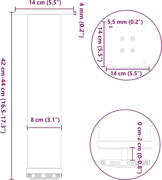 Produktbild VidaXL Magnus