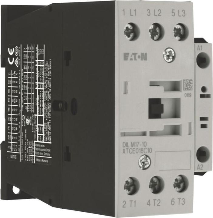 Actual product image Eaton Power contactor 1S 7.5kW/400V AC DILM17-10 42V50
