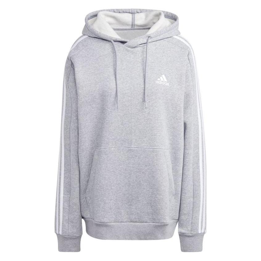 Adidas, Herren, Pullover, Essentials Fleece-Hoodie, Grau, Silber, (S)