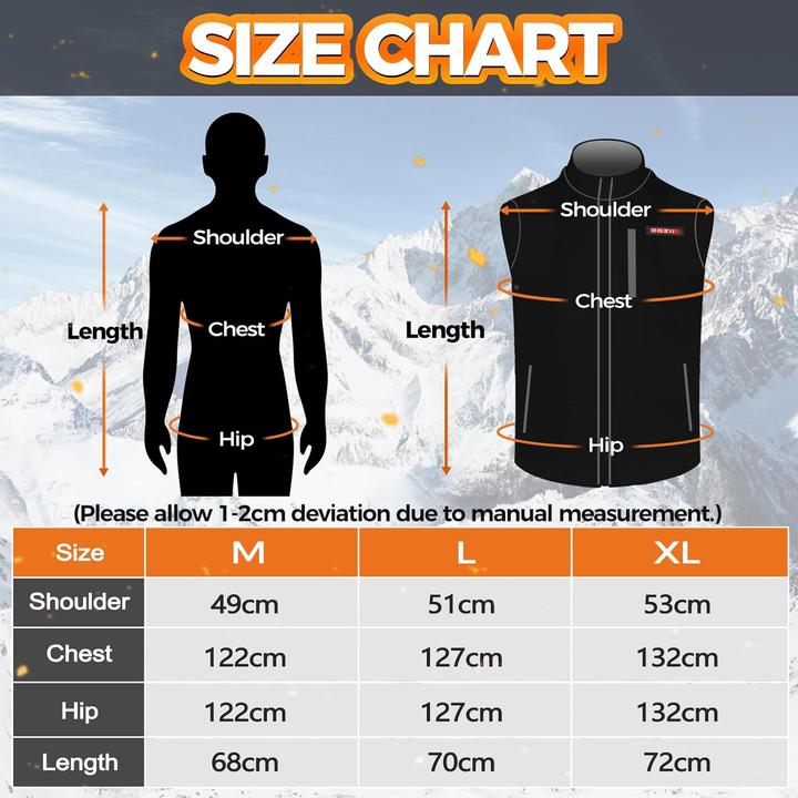 Immagine prodotto Verquin Beheizbare Weste mit 3 Temperaturstufen (L)