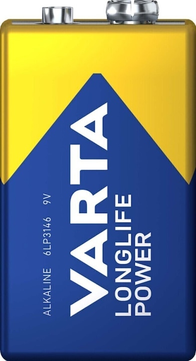 Actual product image Varta Longlife Power (1 pcs., 9V Block, 580 mAh)