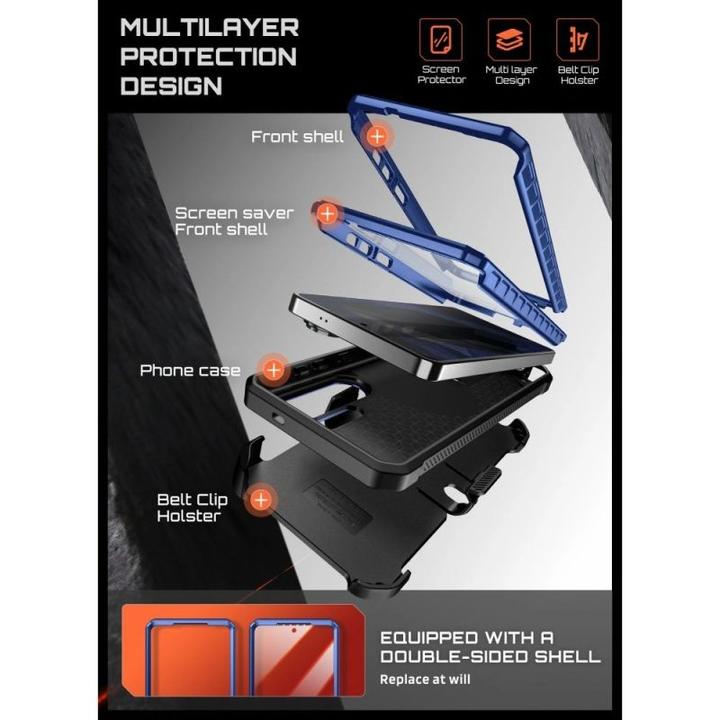 Actual product image Supcase Unicorn Beetle Pro Mag Magsafe 2-Set Galaxy S26 Ultra Kobalt (Samsung Galaxy S26 Ultra)