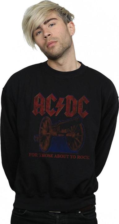 Produktbild AC/DC Mens For Those About To Rock Kanon Sweatshirt aus Baumwolle (5XL)