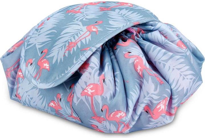 Produktbild Intirilife Kosmetiktasche in GRAU ROSA FLAMINGO