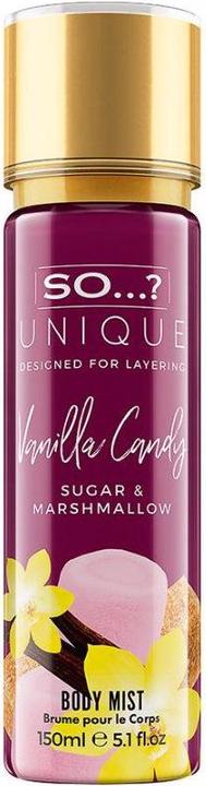 Produktbild So...? Unique Vanilla Candy Sugar & Marshmallow Body Mist (150 ml)