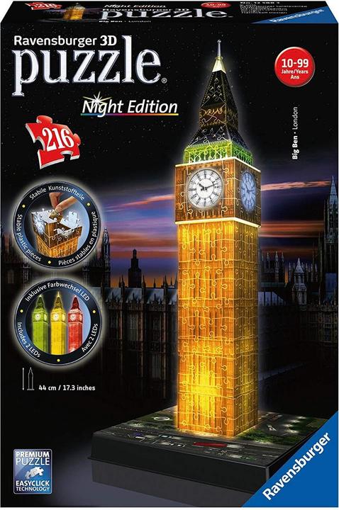 Actual product image Ravensburger Ben 3D Night Edition (216 pieces)