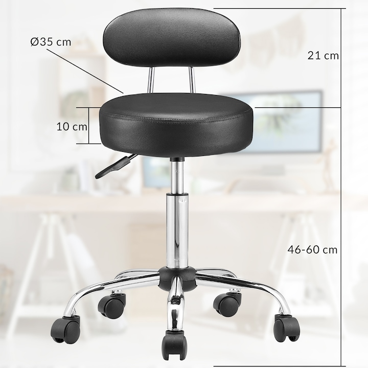 Produktbild Casaria Rollhocker