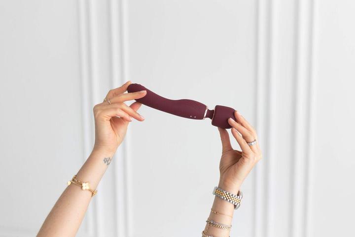 Actual product image Le Wand Flat Top Fusion G 2-In1 Double Ended Wand Vibrator