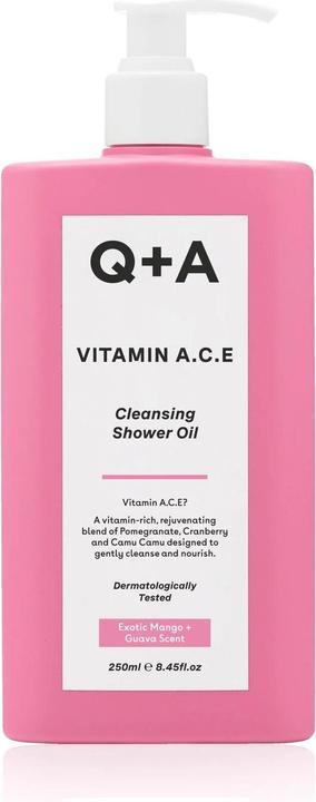 Q+A Vitamin A.C.E Cleansing Shower Oil (250 ml)