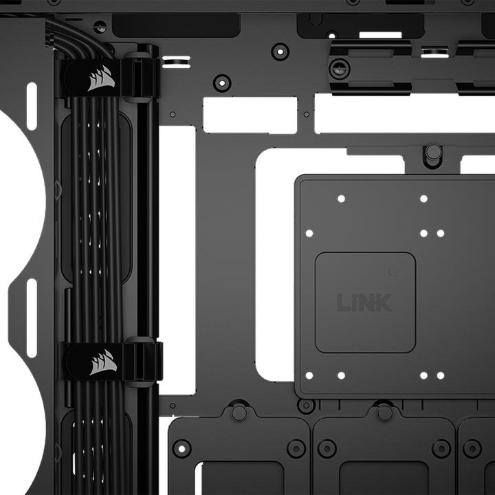 Actual product image Corsair Geh Midi 5000T (Tempered Glass) Black (E-ATX, Mini-ITX, ATX, mATX)