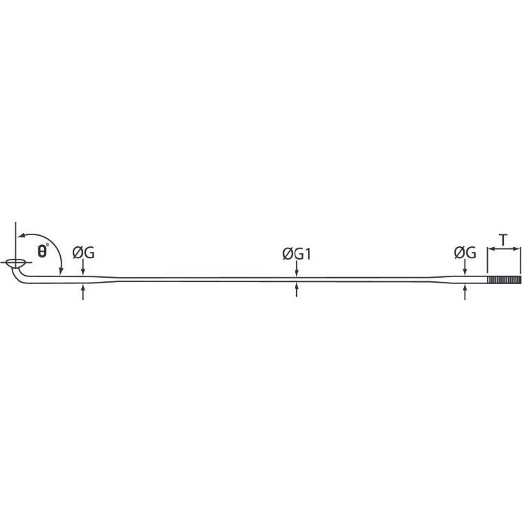 Thumbnail - cnSpoke Spokes DB454 2.0-1.8-2.0 Edelstahl 294 mm Silber + Niple 144 Stcs.