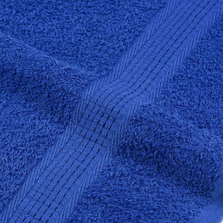 Immagine prodotto vidaXL Asciugamani da bagno 4 pz. Blu 100x150 cm 360 g/m² 100% cotone telo doccia (100 x 150 cm)