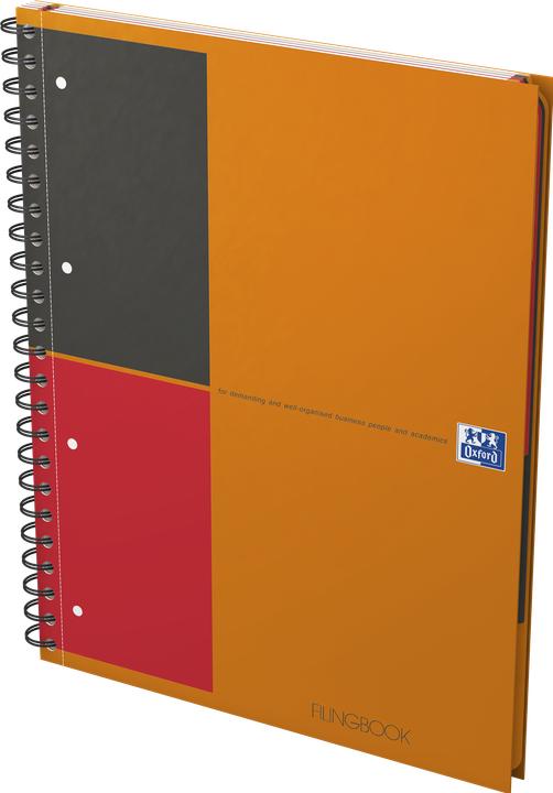Image du produit Oxford Bloc-notes Filingbook (A4+, À rayures, Couverture rigide)