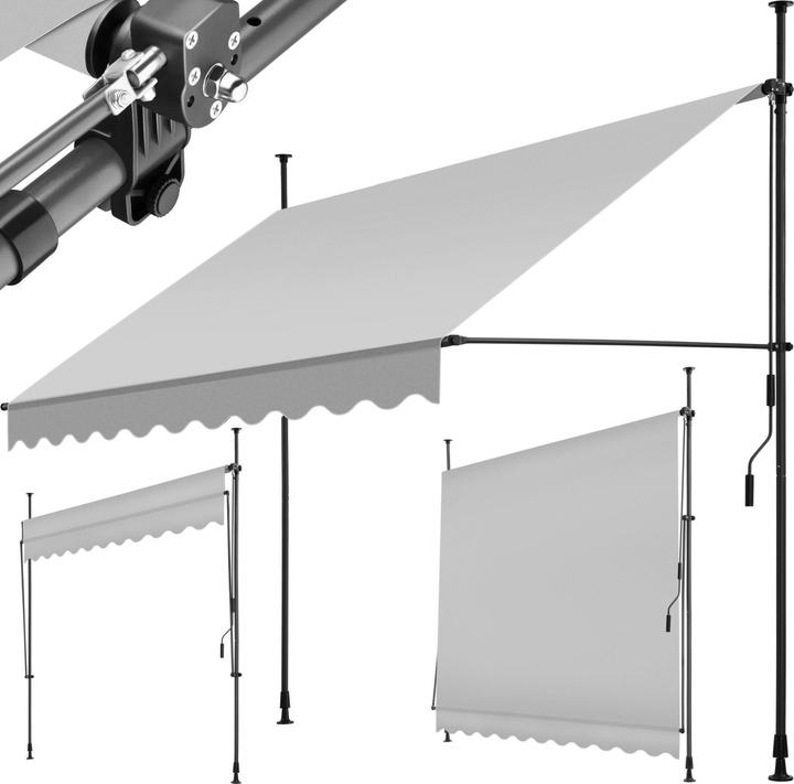Produktbild tectake Klemmmarkise (2.50 m)
