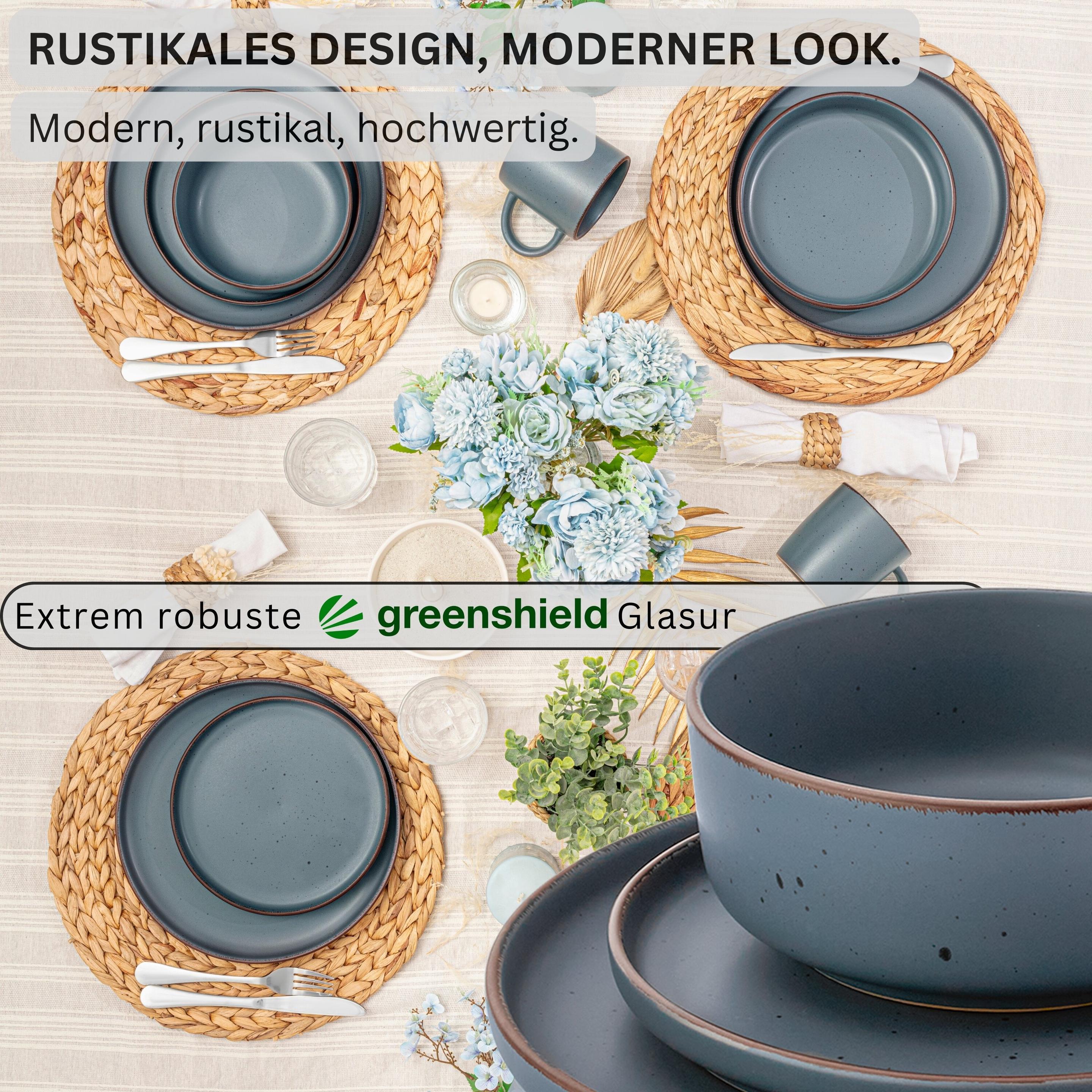 Thumbnail - Sänger, Geschirrset, Kombiservice Bombay Graphit (20 Stück)