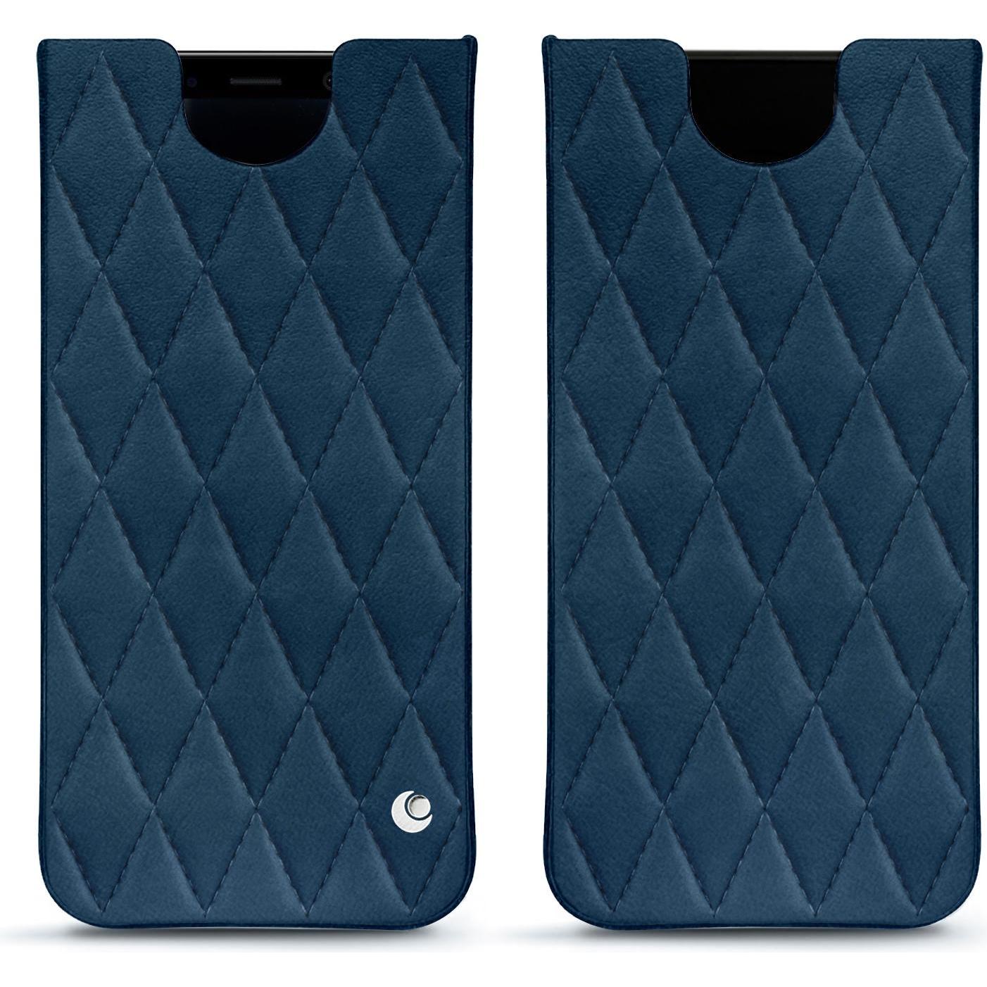 Noreve Lederschutzhülle (Samsung Galaxy S8+), Smartphone Hülle, Blau