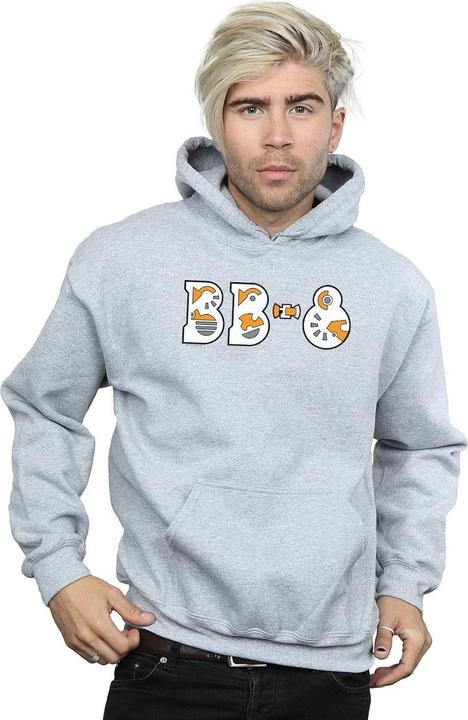 Produktbild Star Wars The Rise Of Skywalker BB8 Text Logo Kapuzenpullover (L)