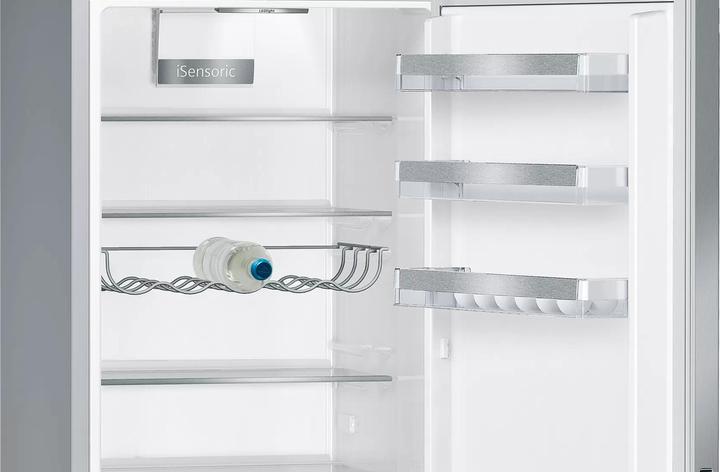 Produktbild Siemens iQ500, Freistehende Kühl-Gefrier-Kombination mit Gefrierbereich unten, 201 x 60 cm, Edelstah (343 l)