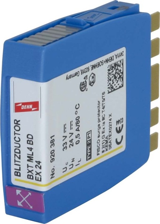 Produktbild Dehn 920381 – Modul Blitzductor xt-ml4-bd-ex-24