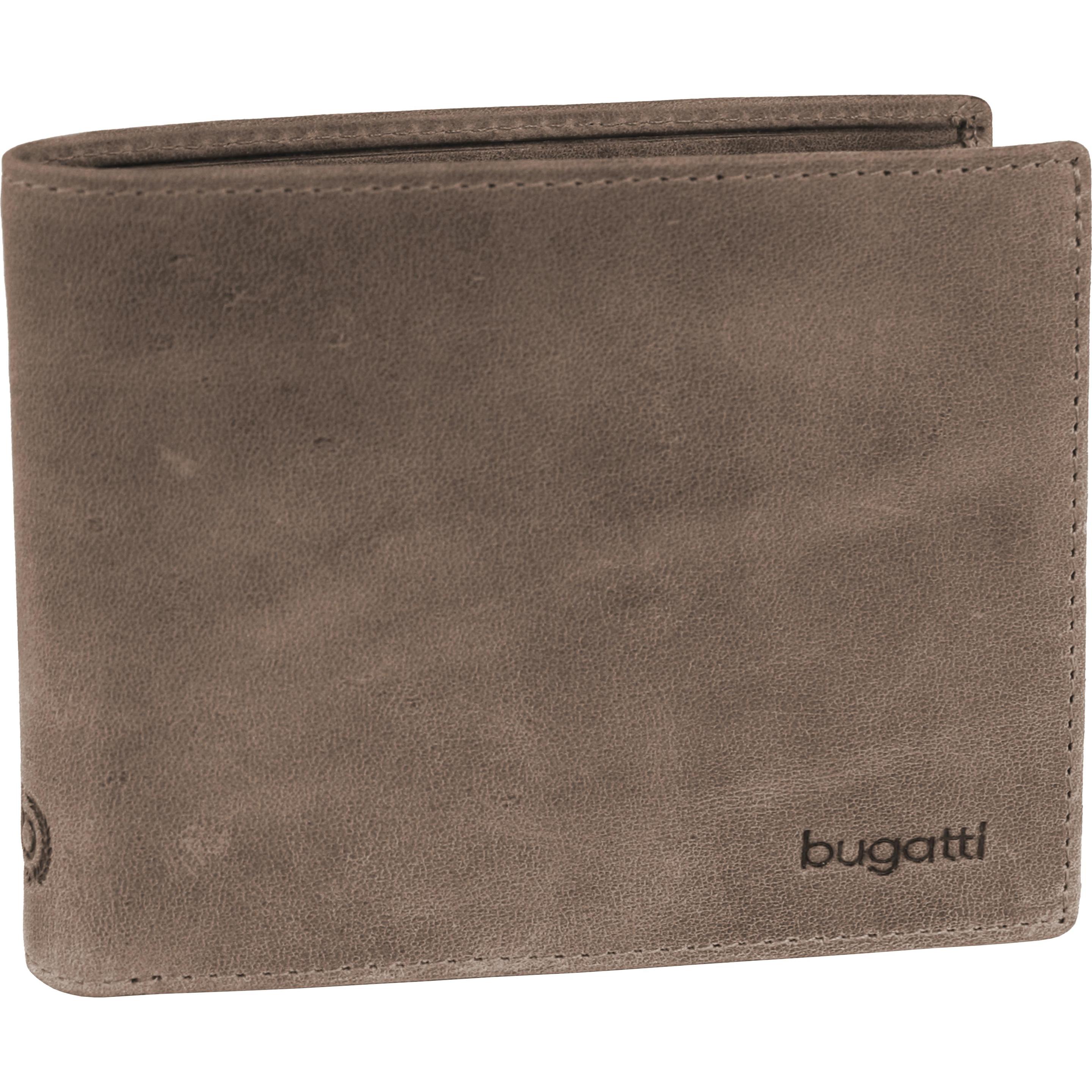 Bugatti, Herren, Portemonnaie, Volo Geldbörse Leder 12 cm, Braun