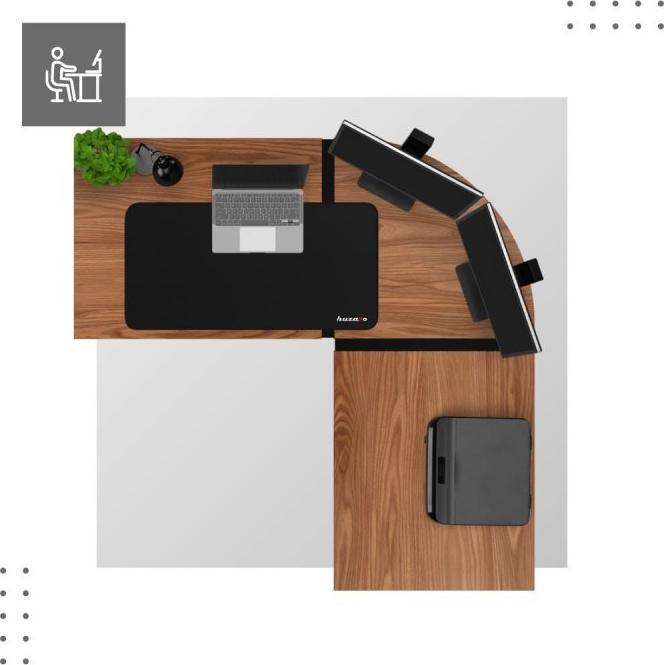 Actual product image Mark Adler Office Desk (147 x 112 x 74 cm)