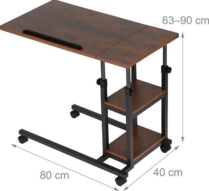 Image du produit Relaxdays Table de bureau pour portable