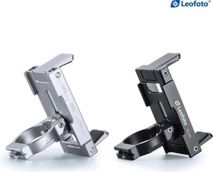 Leofoto Supporto per smartphone PC-60 Argento