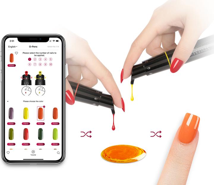 Image du produit Trisa Couleur du gel Stylemate jaune (Séchoirs pour vernis à ongles, Jaune)