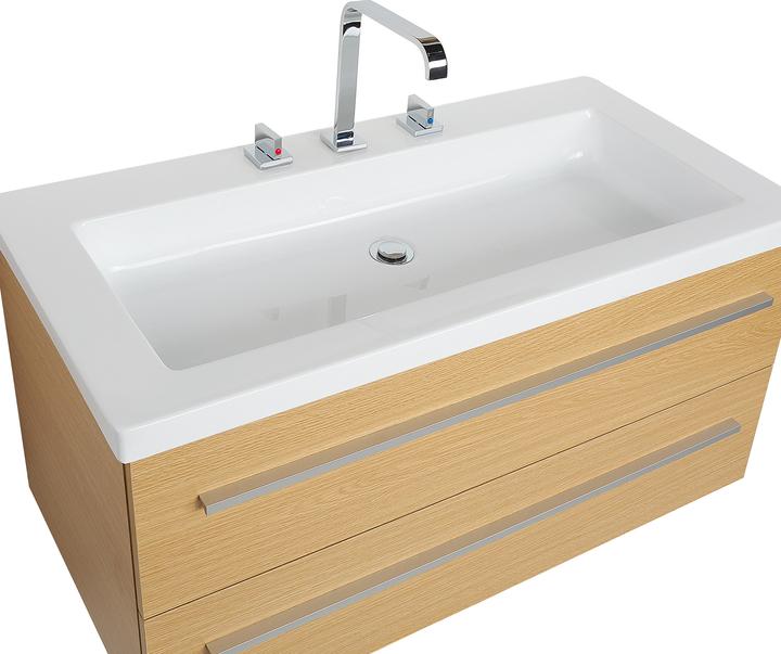 Produktbild Beliani Badmöbel Set beige ALMERIA