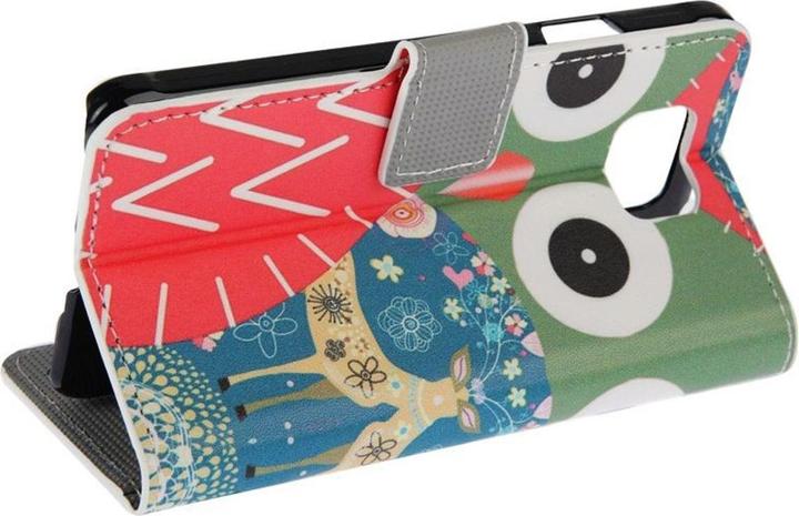 Produktbild König Design Handyhülle Tasche für Handy Samsung Galaxy Alpha Eule mit Reh (Samsung Galaxy Alpha)