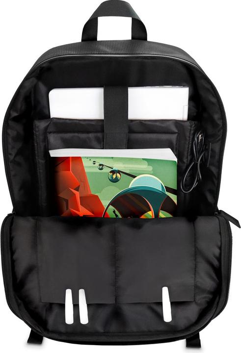 Produktbild Land NS-KLB200311-A Notebooktasche 39,6 cm (15,6') Backpack Schwarz, Weiss (25 l)