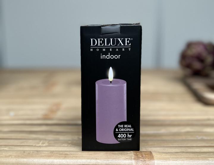 Image du produit Deluxe Homeart Bougie ronde LED Light Purple (1 x)