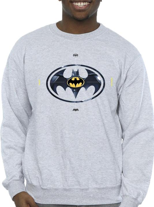 Immagine prodotto The Flash Batman Metal Logo Felpa Uomo (XL)