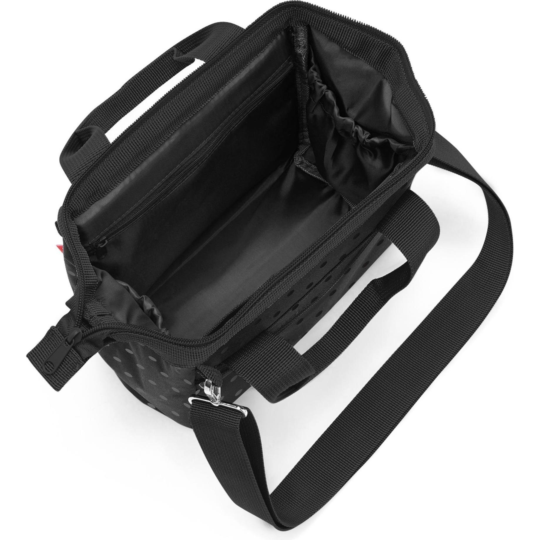 Thumbnail - reisenthel, Handtasche, allrounder cross glossy dots black, Schwarz