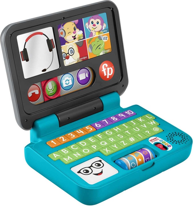 Produktbild Fisher-Price Lernspass Homeoffice Laptop (Französisch, Englisch)