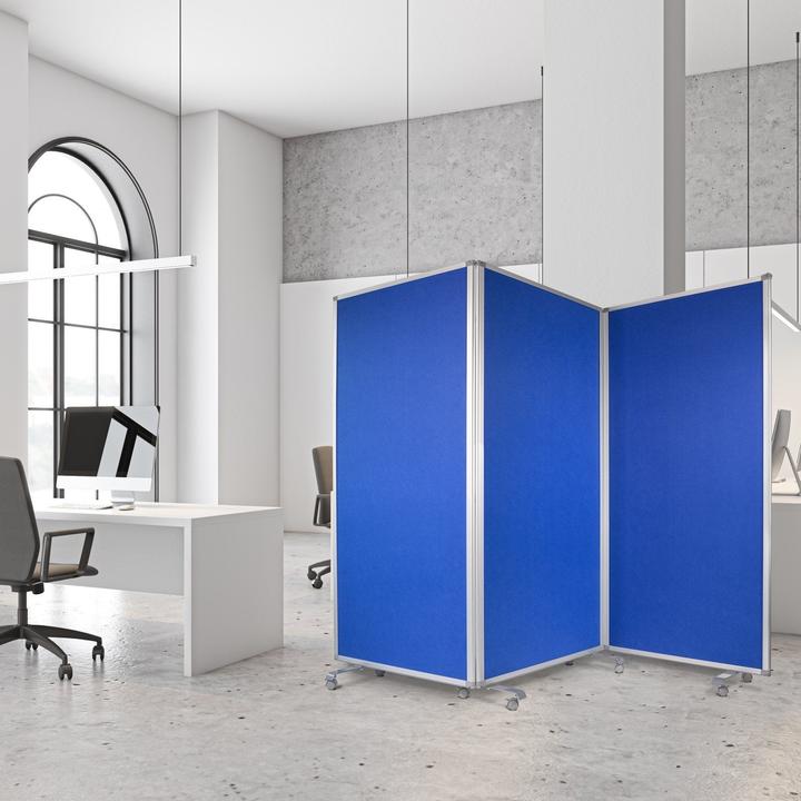 Actual product image Office Marshal Filz-Stellwand (180 x 35 x 180 cm)