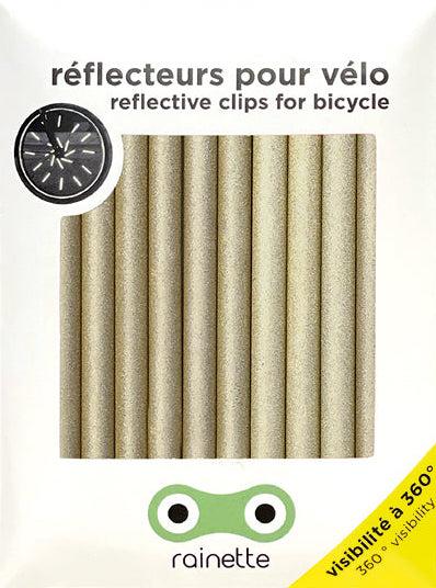Rainette Spoke Reflectors, Gold